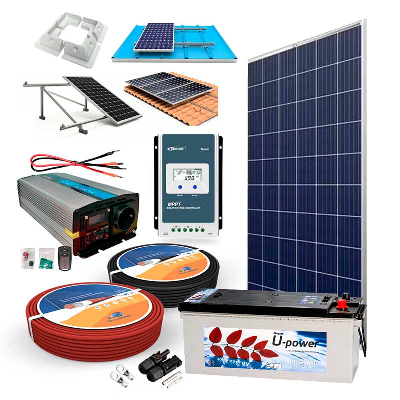 Kit Solar 12v 250 w/h