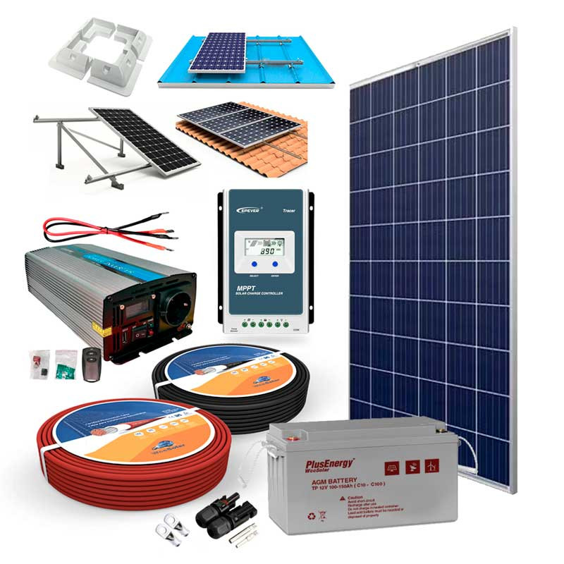 Kit Solar 12v 250 w/h - Imagen 11