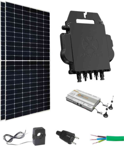 Kit Placas Solares Enchufables 720W con Microinversor 880W - 4001016
